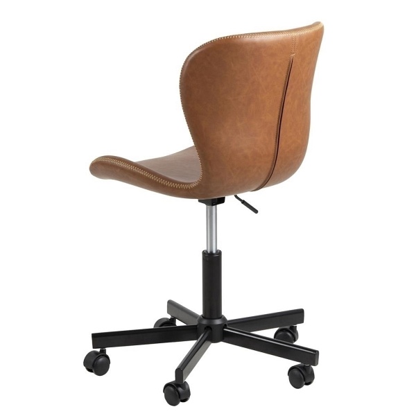 Fotel biurowy Batilda PU brandy - ACTONA